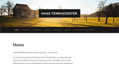 Desktop Screenshot of haas-tenniscenter.at